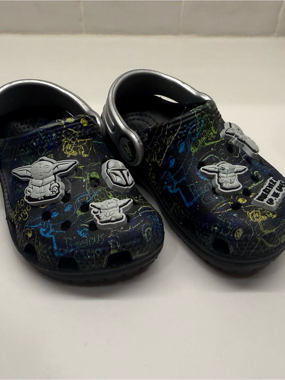 Kids Star Wars Themed Crocs; Mandalorian Crocs
